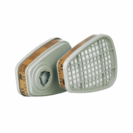 3M 6000 Respirator Cartridge A1 Organic Vapour Each (Pack x 2) *Old Code 3M6001