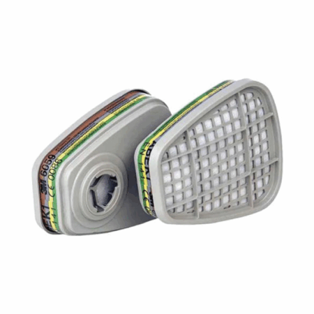 3M 6000 Respirator Cartridge ABEK1 Organic, Inorganic, Acid & Ammonia Each (Only Pack x 2)