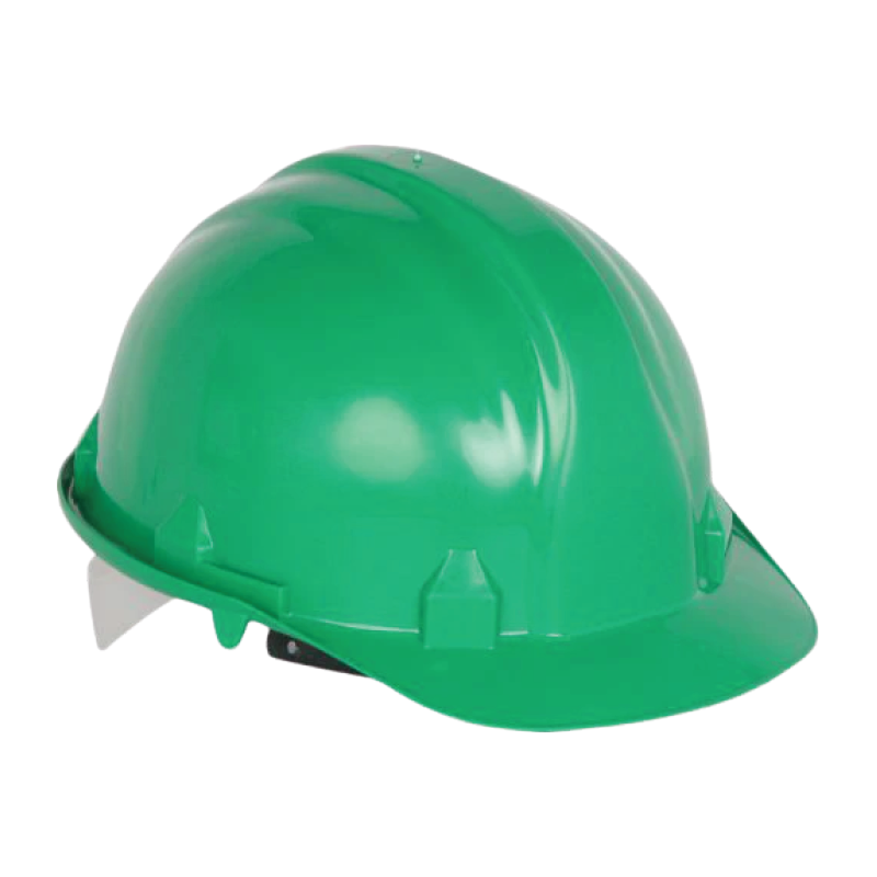 Hard Hat c/w CaplampBracket - SABS - Green
