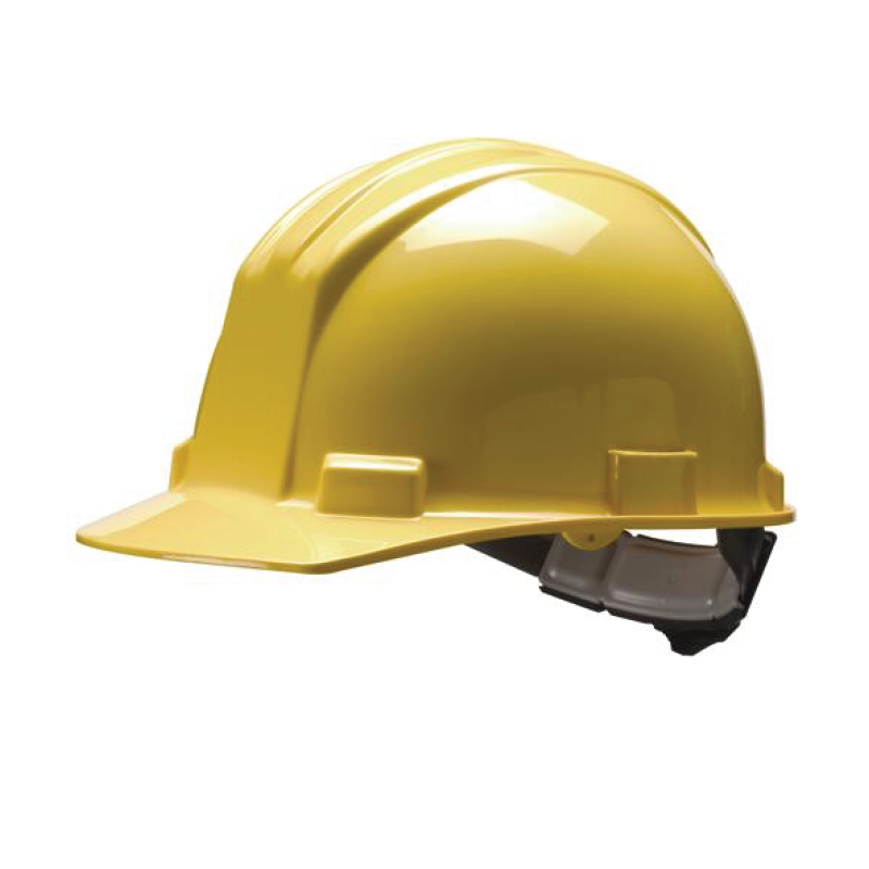 Hard Hat c/w CaplampBracket - SABS -  Yellow