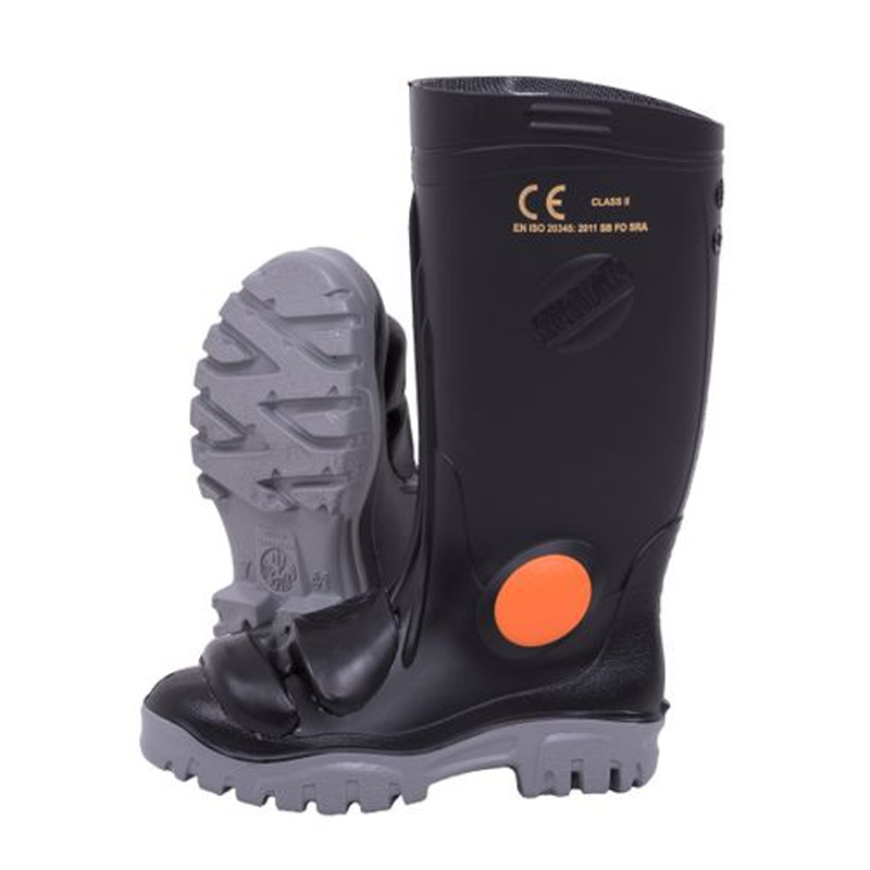 Stimela orange dot with metaguard Gumboots