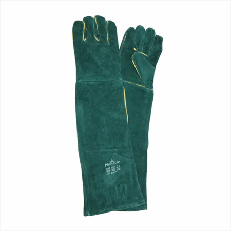 16'' green line elbow length glove