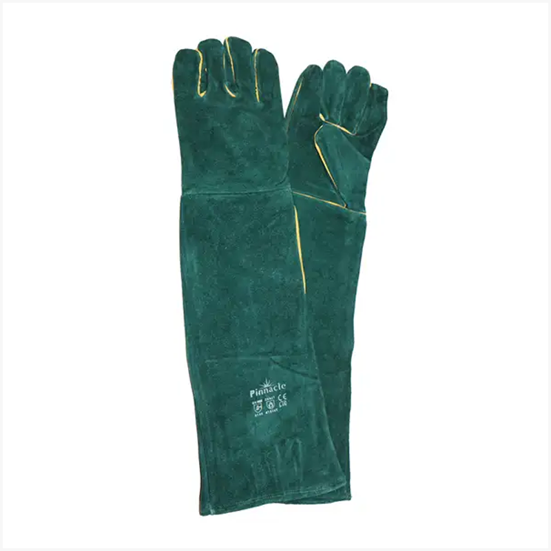 16'' green line elbow length glove