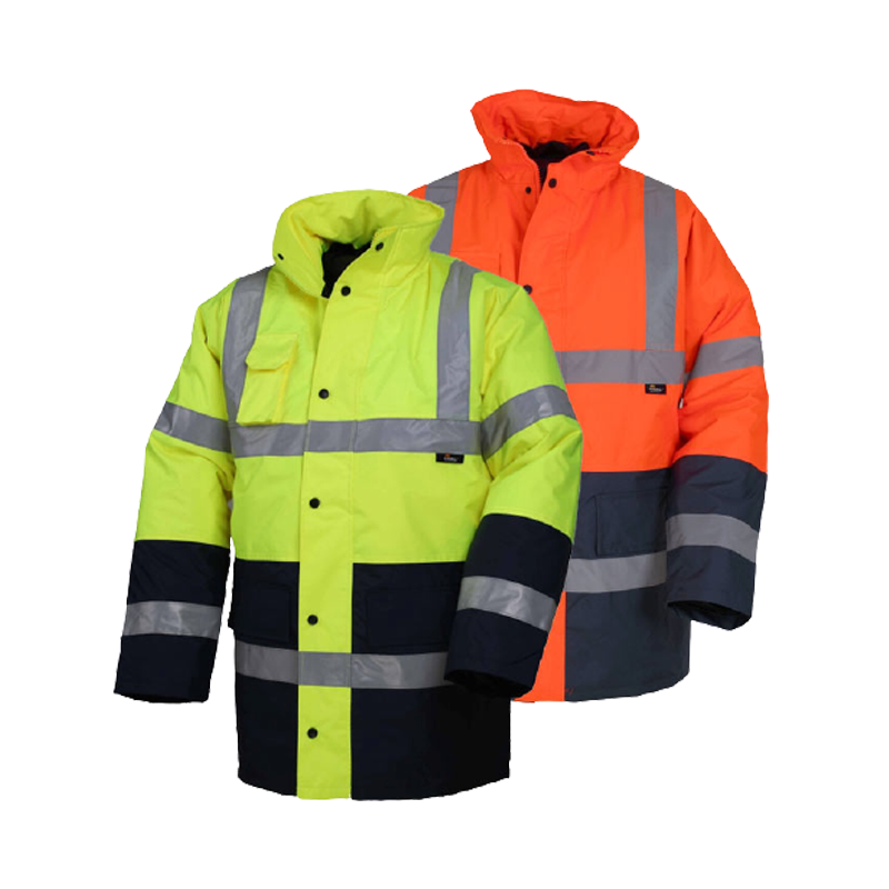 Two Tone Parka Jacket O/N