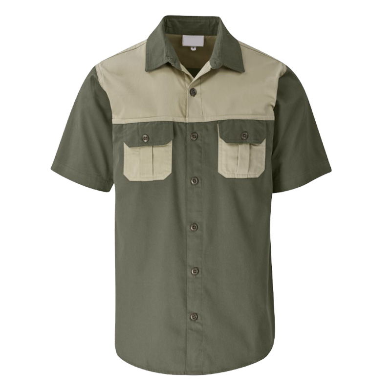 2 TONE FARM SHIRT