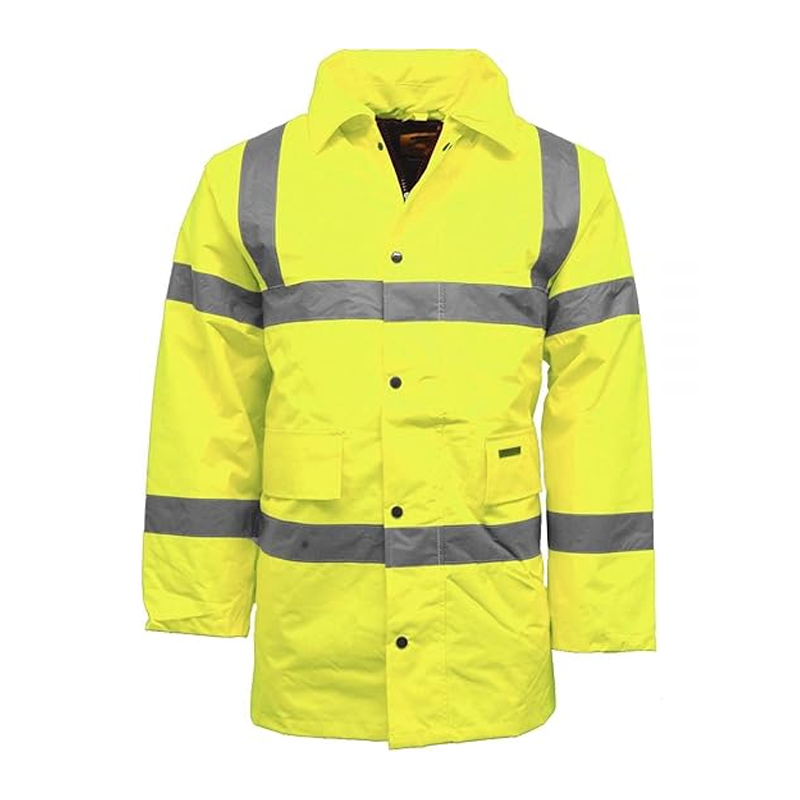 Parka  c/w ReflectiveTape Lime