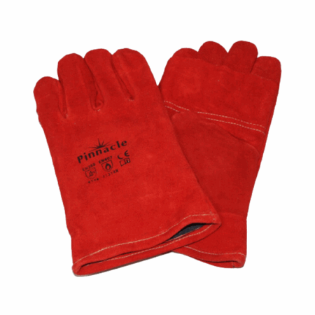 2" Red heat resist glove KEVLAR stitched wrist
