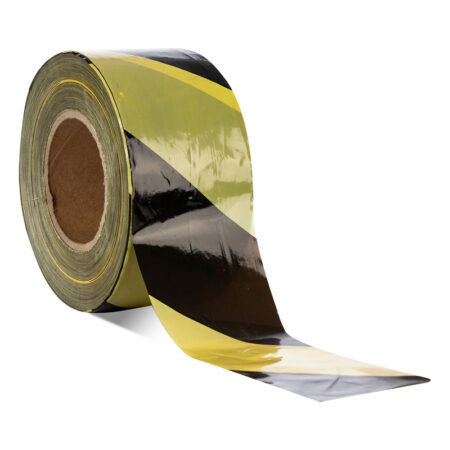 Barrier Tape 75mmx500mx50mic (Yellow/Black)