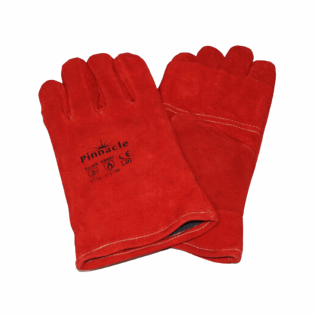 8" Red heat resist glove elbow KEVLAR stitch