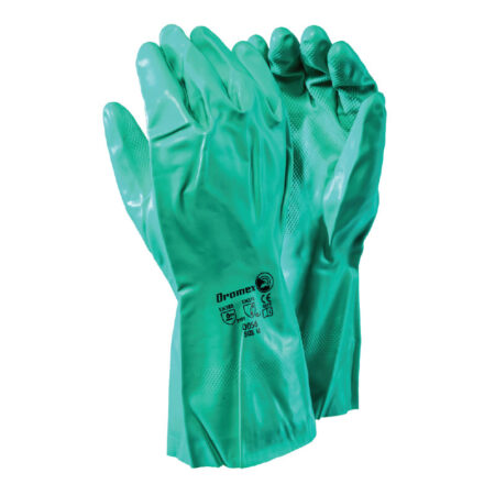GREEN NITRILE CHEMICAL GLOVE