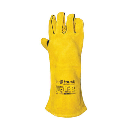 8" Yellow welding glove