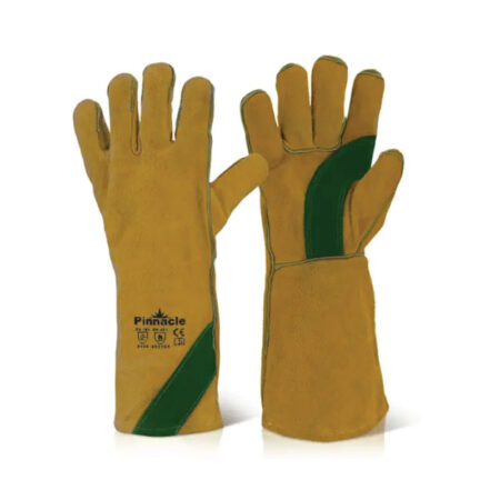 8" Yellow welding glove