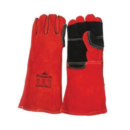 8" Superweld red glove