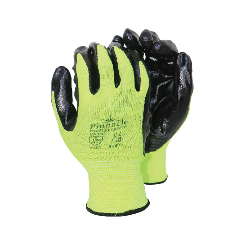 Proflex smooth black/lime glove
