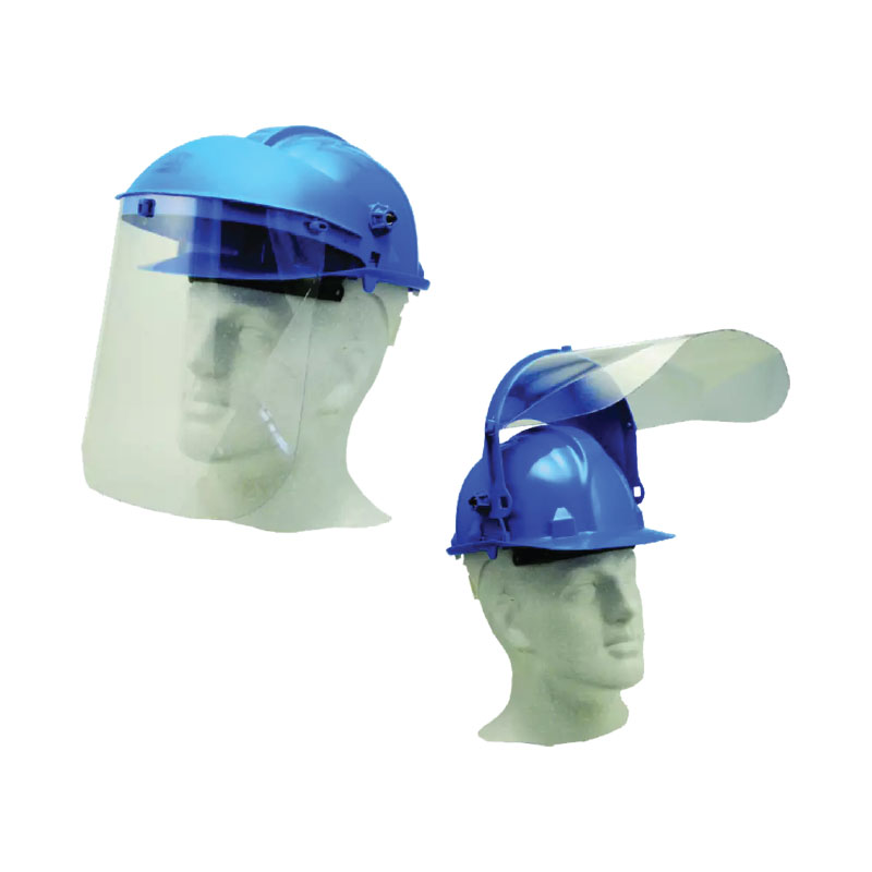 Clear Face Cover For Hard Hat (Clip on)